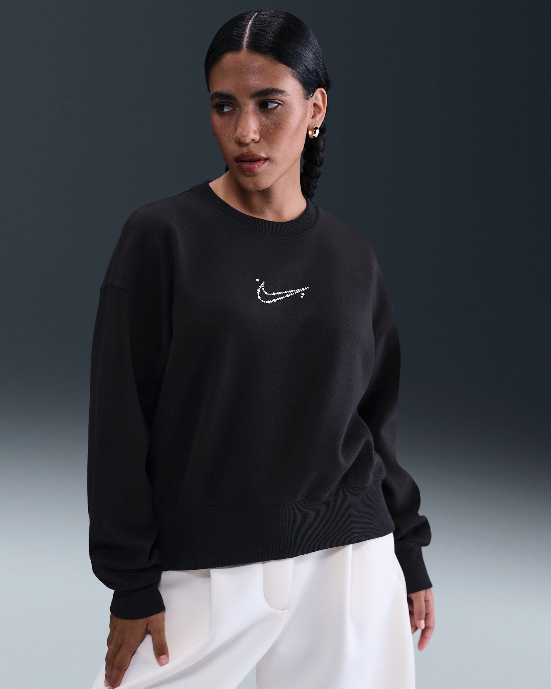 bigbangスウェット Nike Sportswear Phoenix Fleece Women's Oversized Crew-Neck